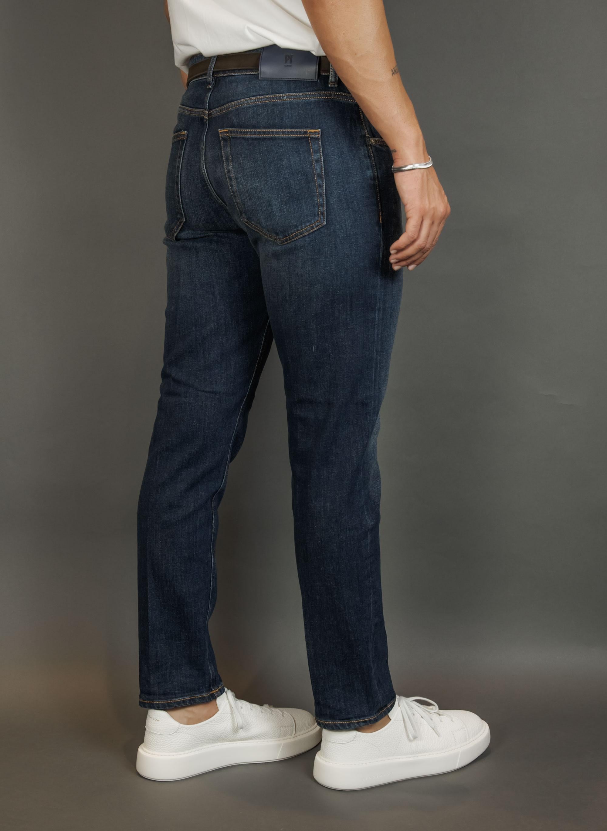 Jeans PT TORINO uomo TP05B0TX1630 Denim scuro TP05B0TX1630 MN14 DENIM PT TORINO