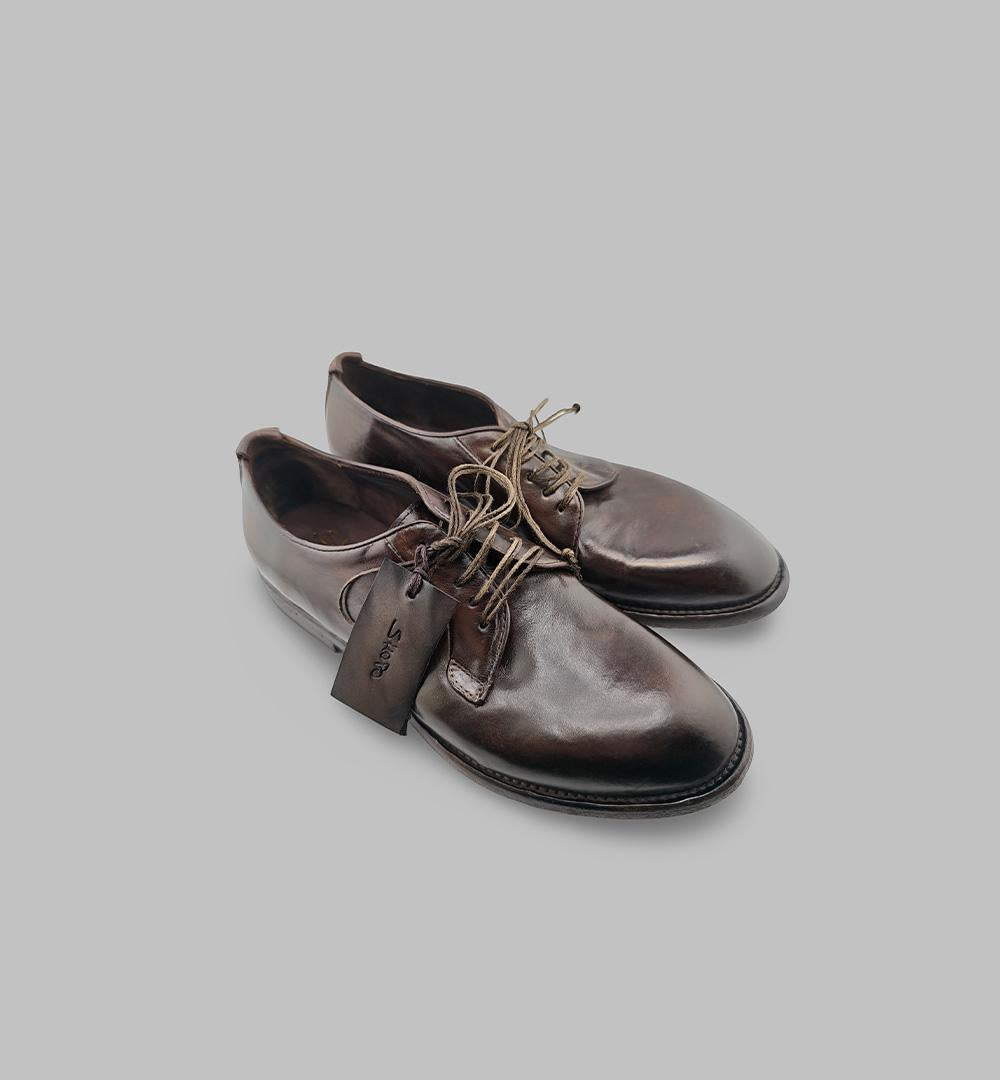 Derby SHOTO uomo 2242 Testa di moro 2242 WASHED.T.D SHOTO