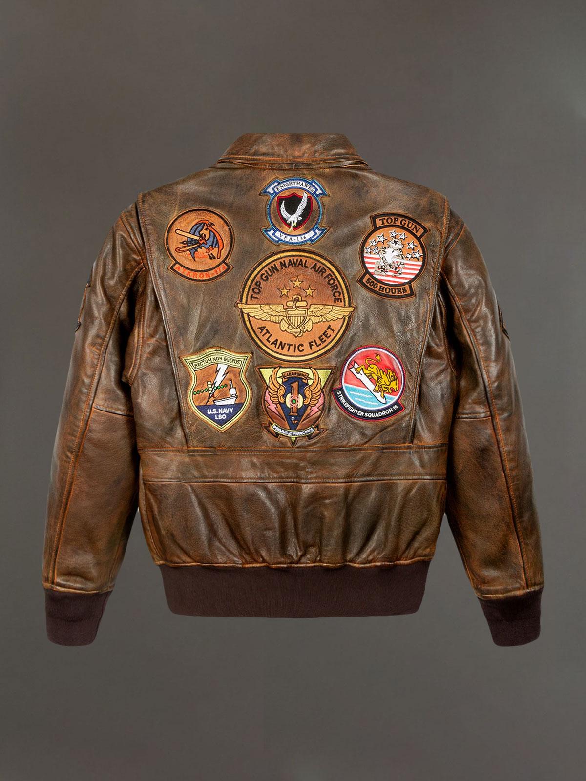 Giubbino TOP GUN uomo TGV3 Marrone TGV3 005 BROWN TOP GUN