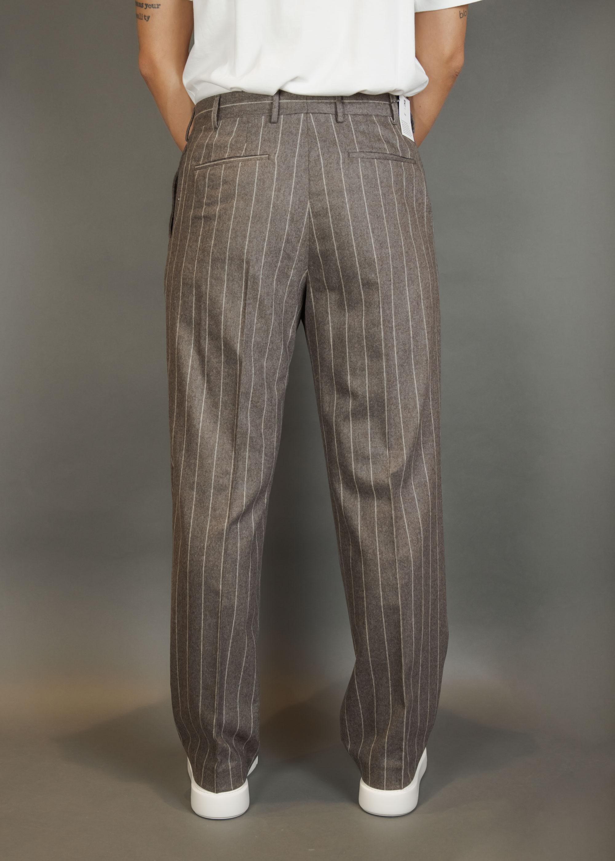 Pantalone PT TORINO uomo AFX5ZA0FWD TO02 Gessato AFX5ZA0FWD TO02 0155 GRIGIO GESSATO PT TORINO