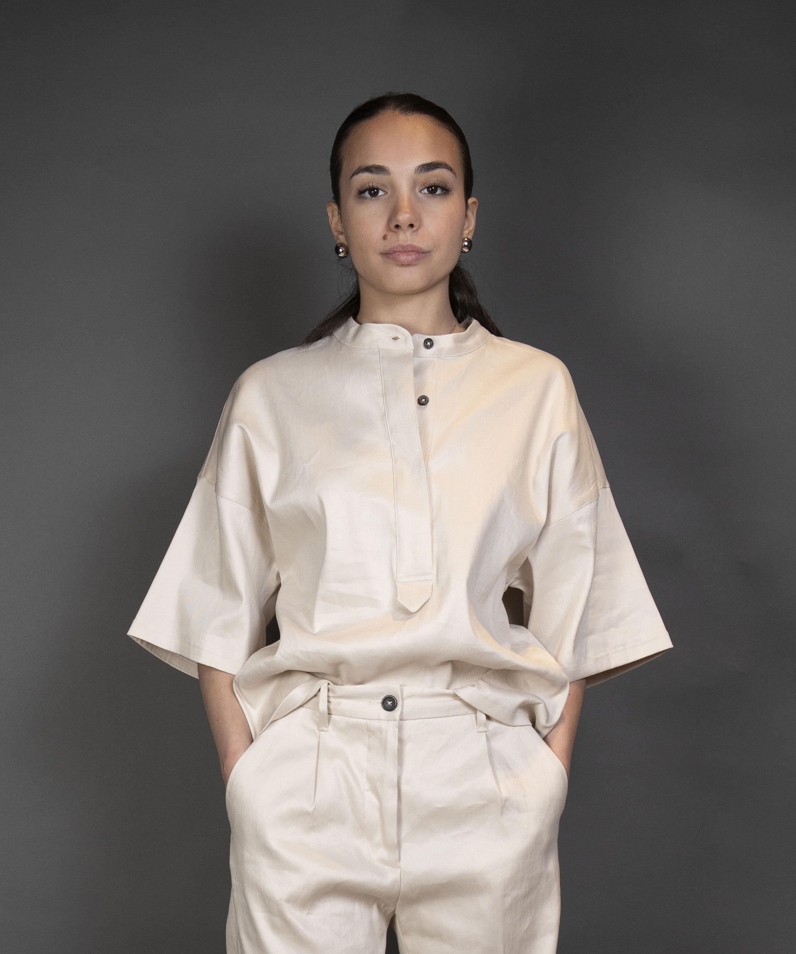 Blusa Nine in the Morning Donna Angela naturale GL33 ANGELA NINE INTHE MORNING