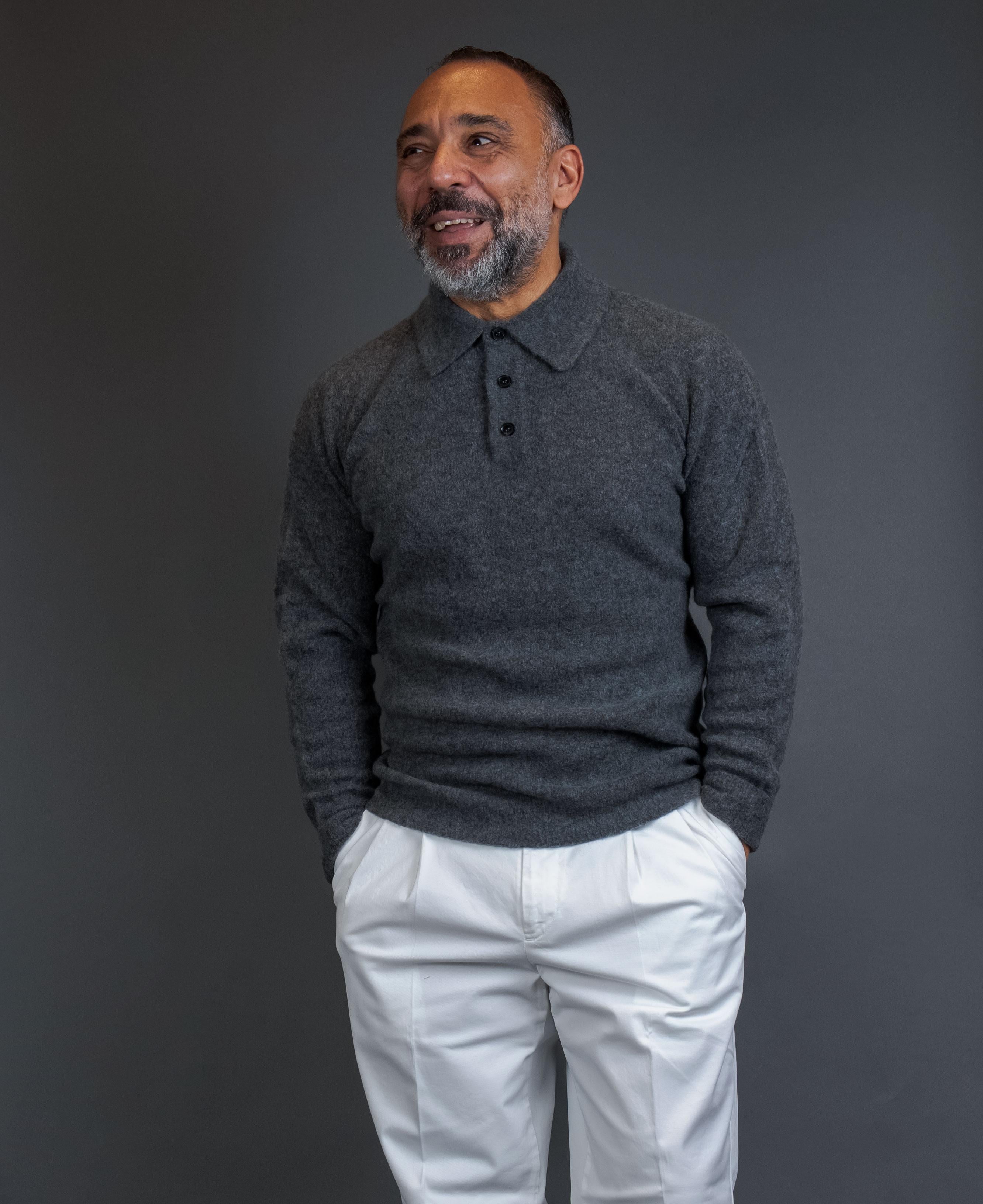 Maglione ROBERTO COLLINA uomo 32004 Antracite 32004 3221 ROBERTO COLLINA