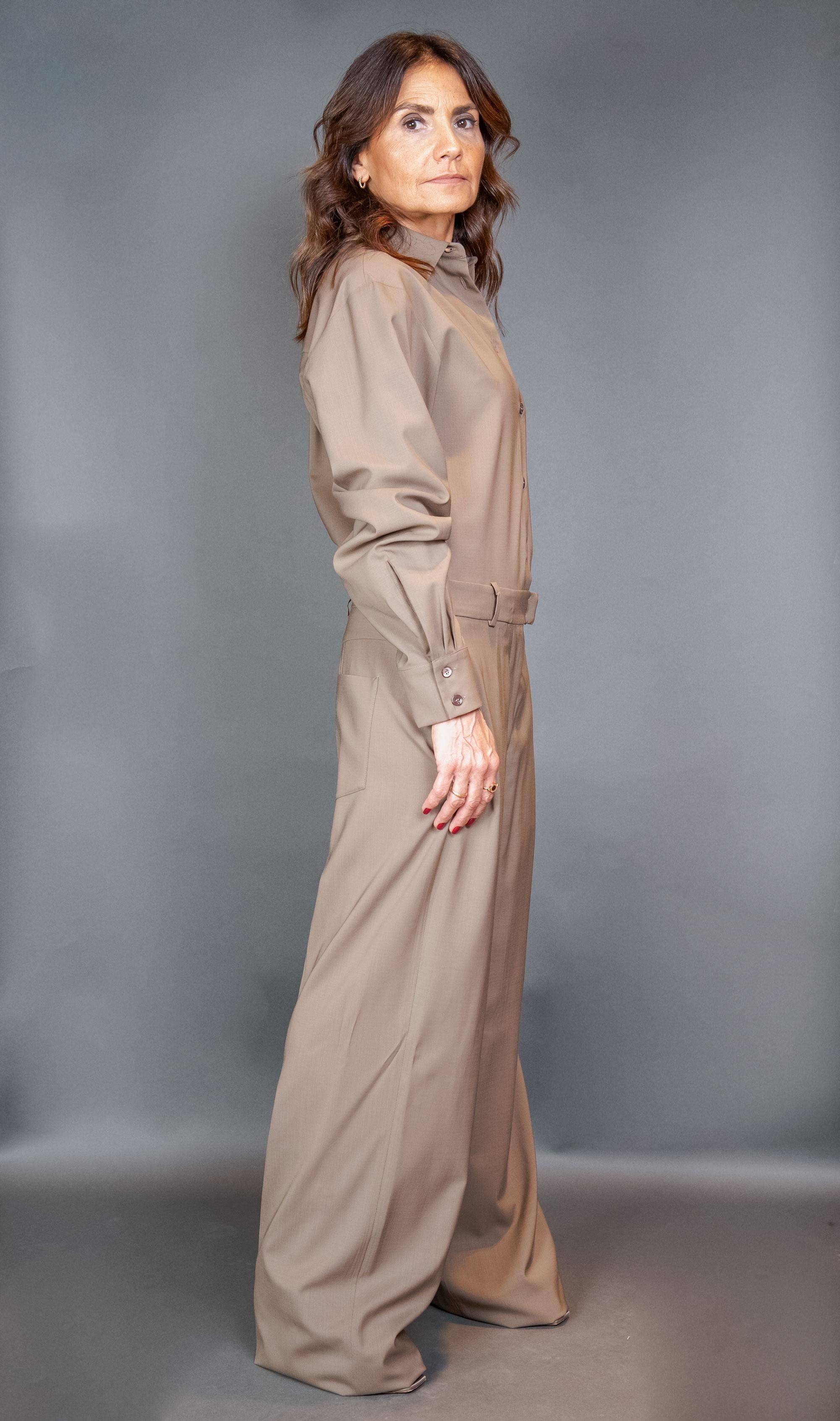 Tuta PT TORINO donna GISELLE Fango GISELLE ZI56 0130 PT TORINO