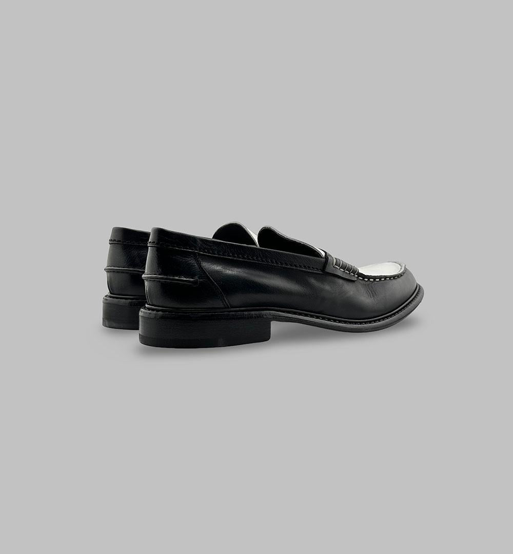 Mocassino Claudio Marini uomo 897 bicolor 897 PENNY.BICOLOR.N CLAUDIO MARINI