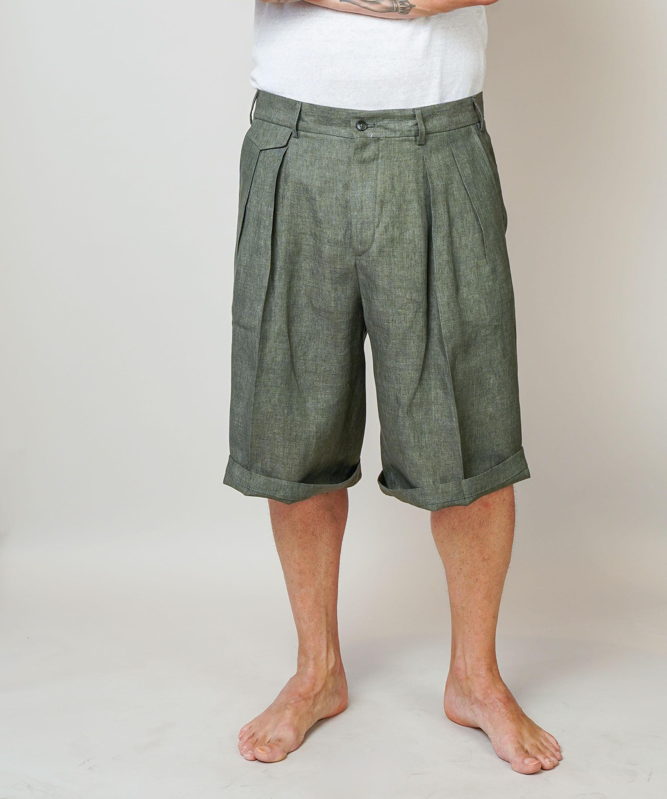 Bermuda Briglia uomo Bedfords verde militare BEDFORDS 300117 72 BRIGLIA