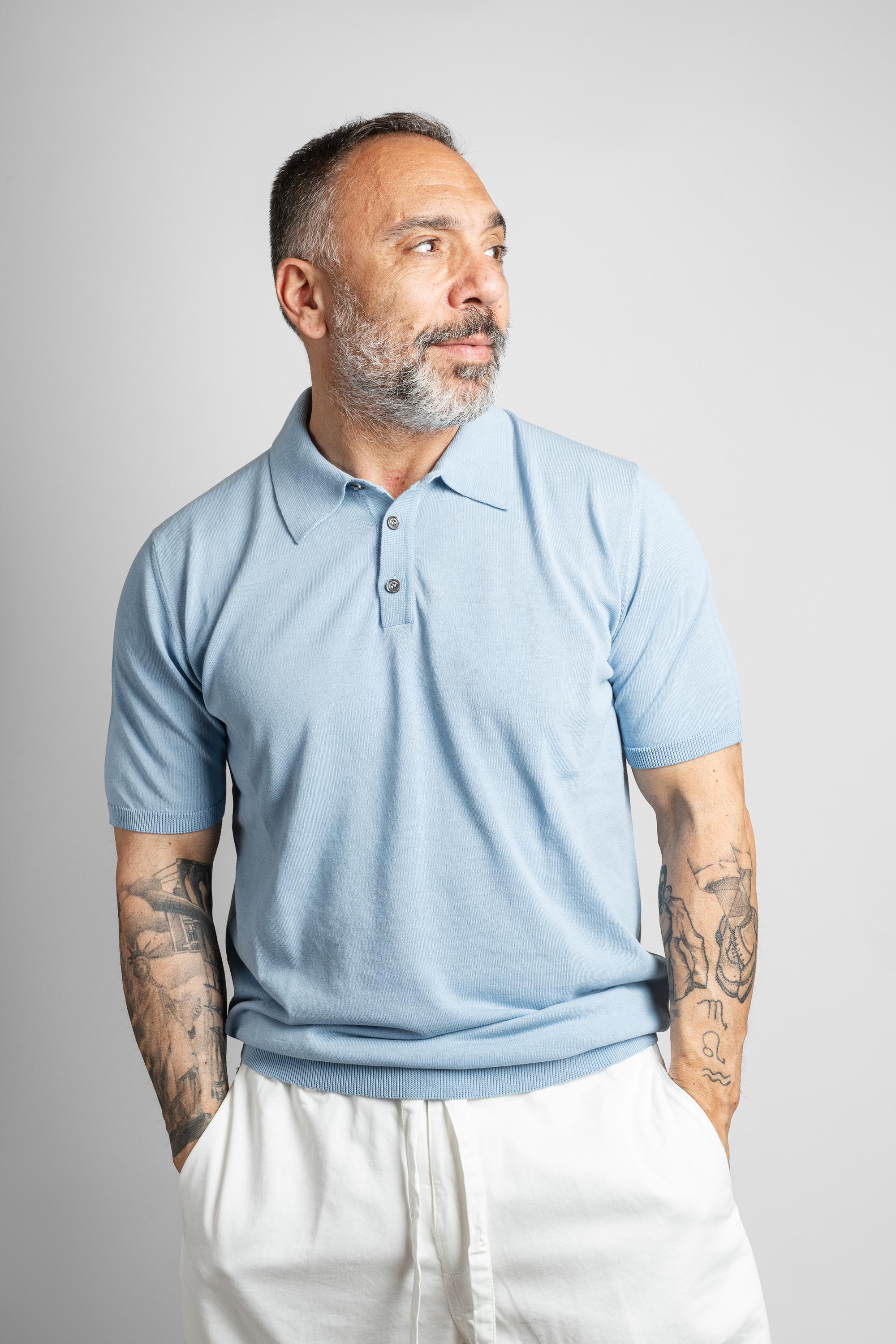 Polo ROBERTO COLLINA uomo POLO 10024 Azzurra POLO 10024 15 AZZURRO ROBERTO COLLINA