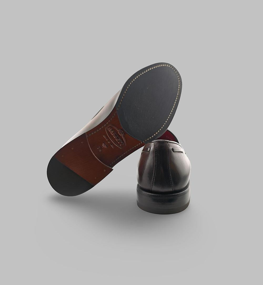 Mocassino Barrett uomo 211U047 cuoio pelle nappine 211U047.64 NAP BARRETT