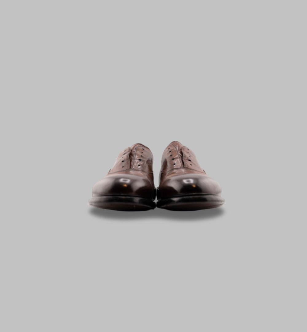 Derby slip on Premiata Prem605 uomo tabacco PREM605 SLIP ON TAB PREMIATA