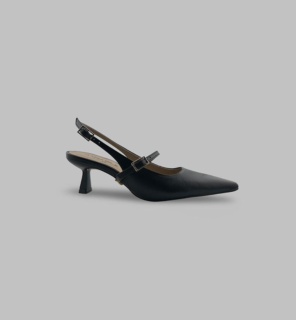 Sandali Ammabile donna 7270507 neri 7270507 TACCO FIBBIA AMMABILE
