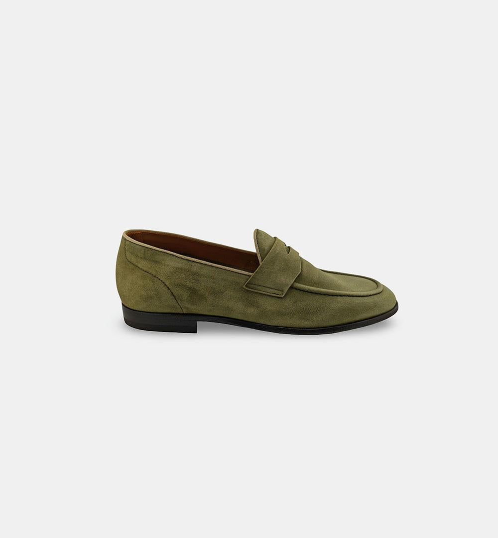 Mocassino GREEN GEORGE uomo 1090 Verde 1090 697 GUINEA SOPFT GREEN GEORGE