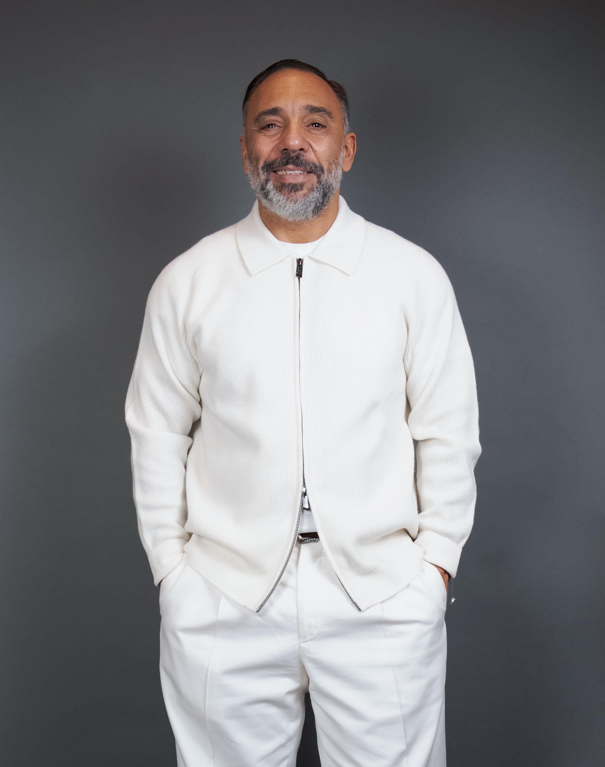 Cardigan CLAQ uomo CQ920024 Bianco CQ920024 BIANCO CLAQ