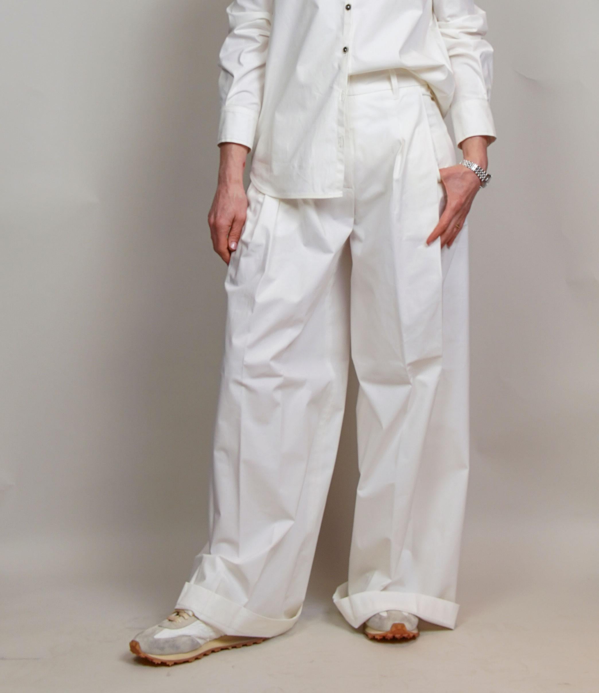 Pantalone Nine in the Morning donna Petra bianco PETRA MILK NINE INTHE MORNING