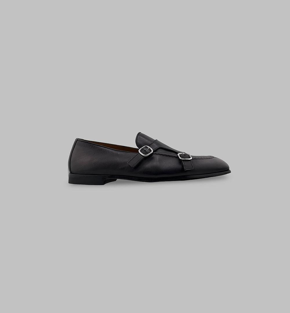 Doppia fibbia Doucal's 3160 ADLER nere 3160 N22 ANT ADLER DOUCAL'S