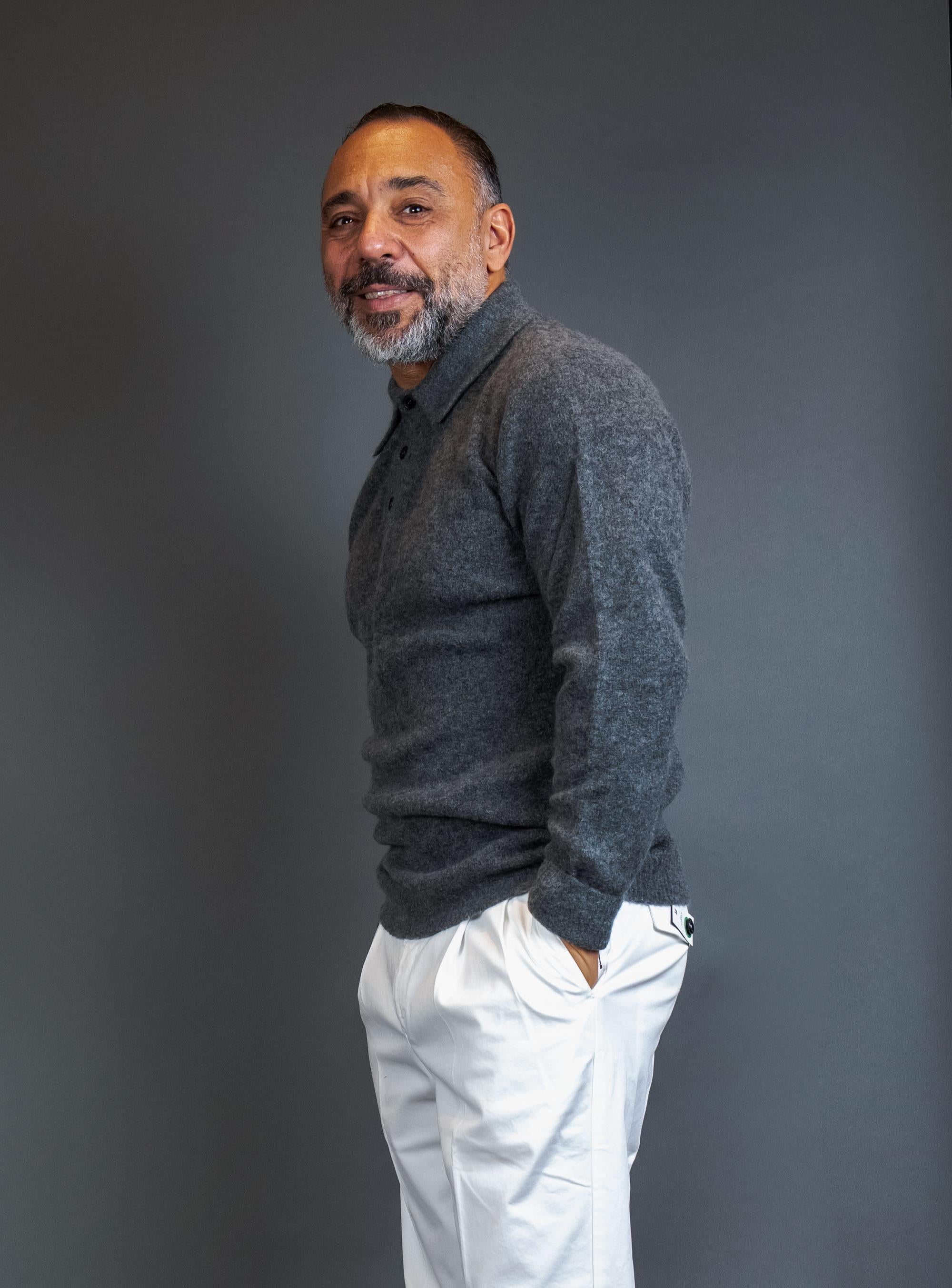 Maglione ROBERTO COLLINA uomo 32004 Antracite 32004 3221 ROBERTO COLLINA