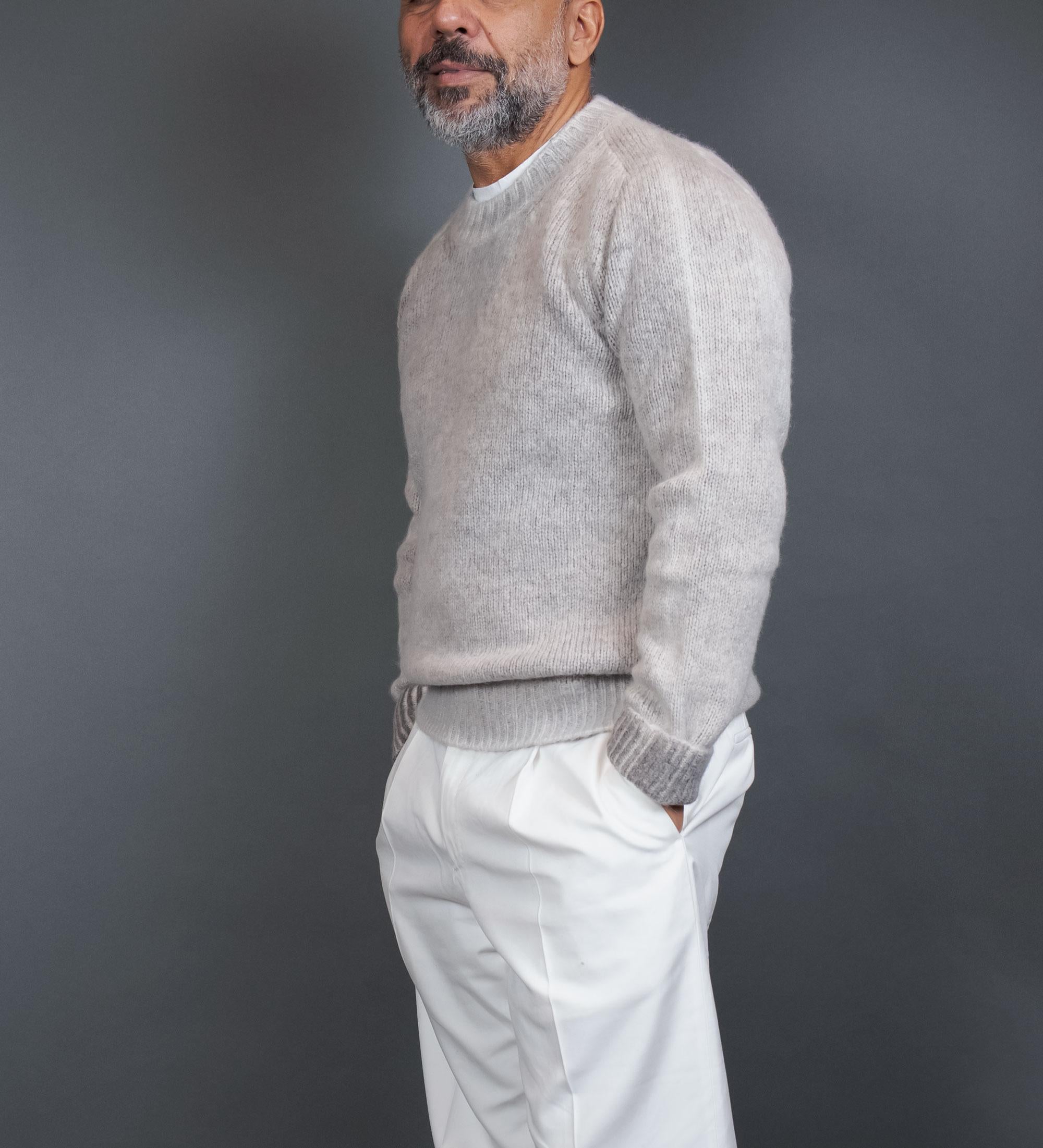 Maglione OFFICINE uomo 300 18 Beige 300 18 112 COCCO OFFICINE