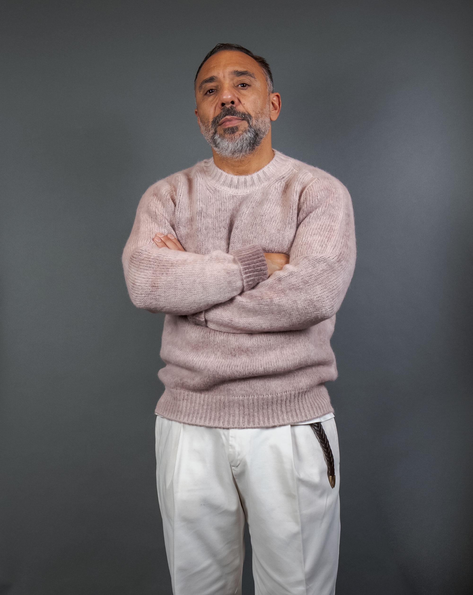 Maglione OFFICINE uomo 300 18 Rosa 300 18 268 SABLE OFFICINE