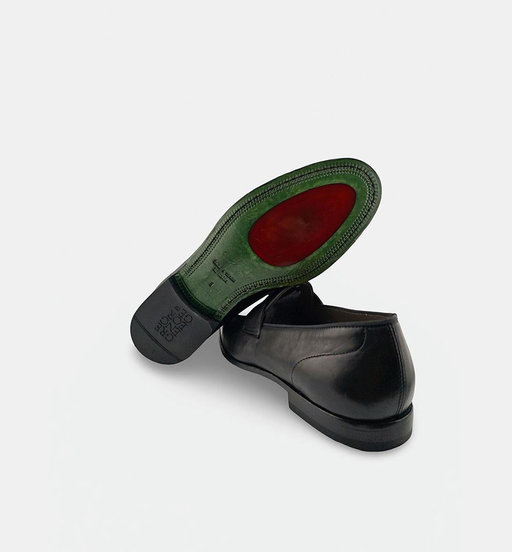 Mocassino GREEN GEORGE uomo 1090 Nero 1090 MANAUS PENNY SOFT GREEN GEORGE