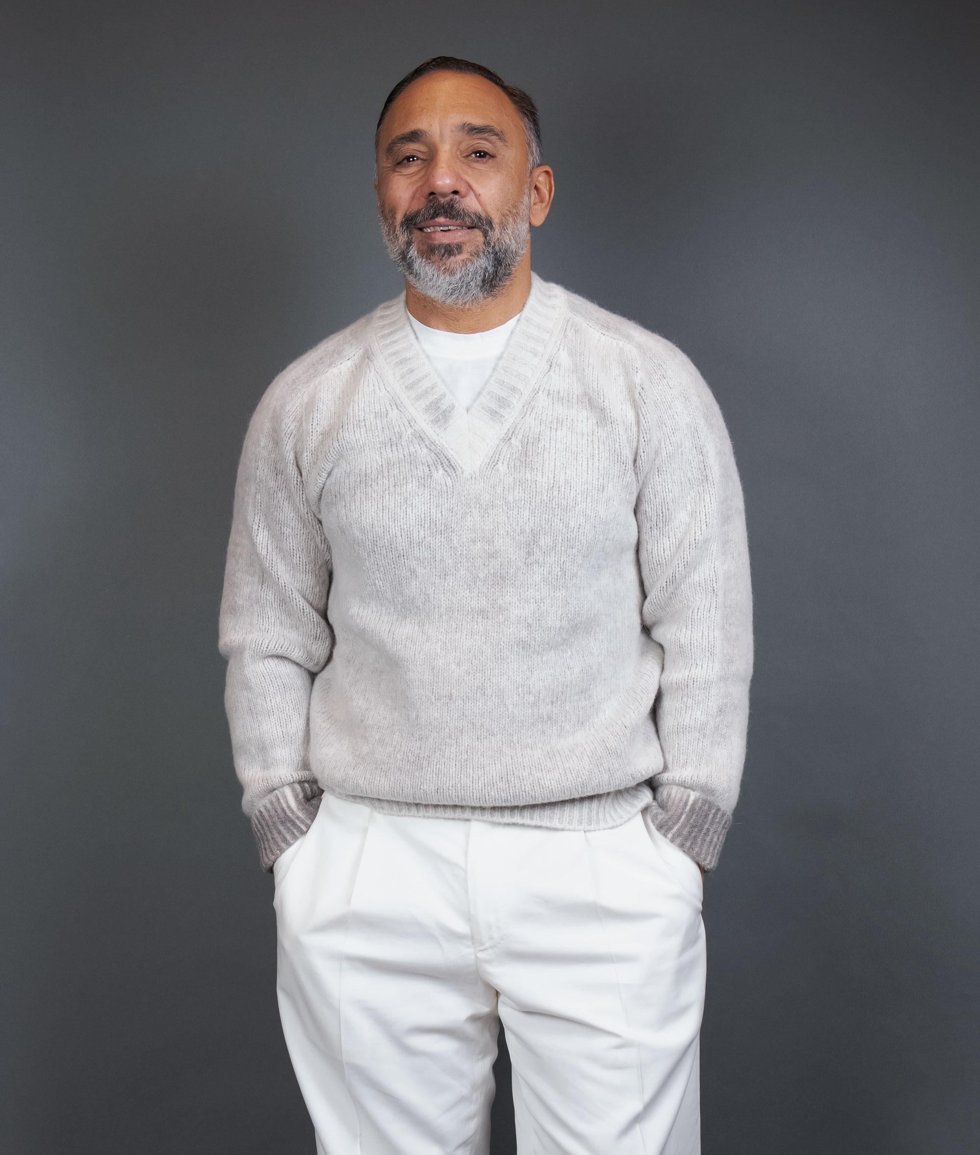 Maglione OFFICINE uomo 303 18 Beige 303 18 112 COCCO OFFICINE