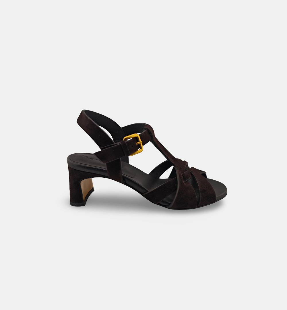Sandali MARA BINI donna Z556 Testa di moro Z556 CAMOSCIO MARA BINI