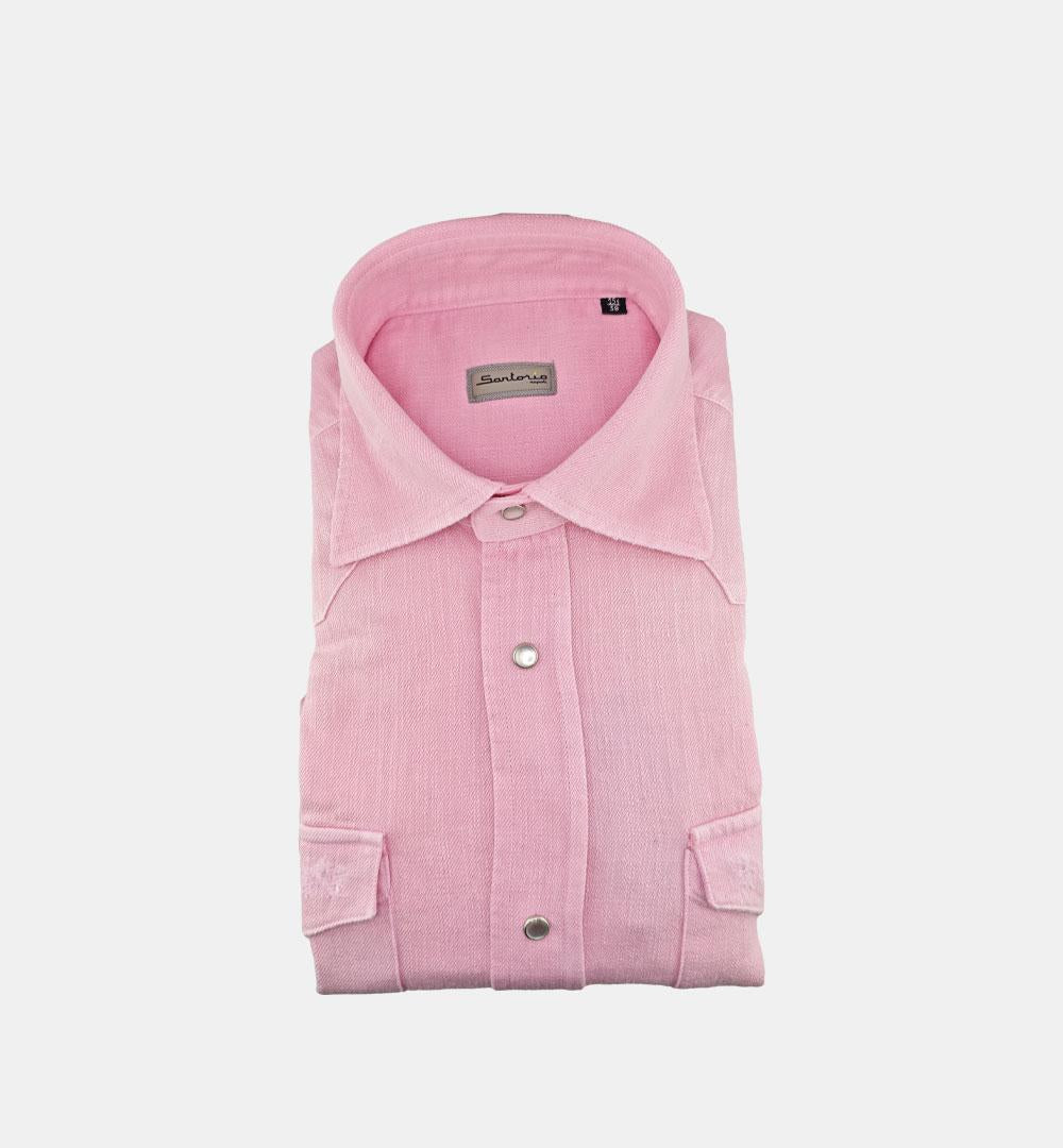 Camicia Sartorio uomo Texas rosa TEXAS 445912006 SARTORIO