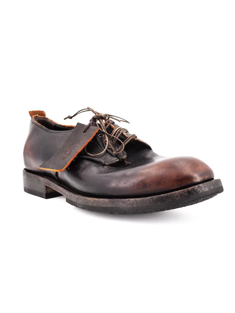 Derby uomo Shoto 2490 fango 2490 WASHED.F SHOTO