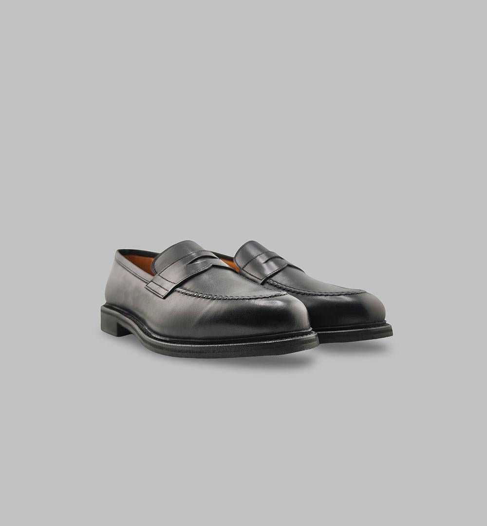 Mocassini Berwick uomo 5316 nero<BR/> 5316 CHATEAUBRIAND FASCETTA F.C BERWICK