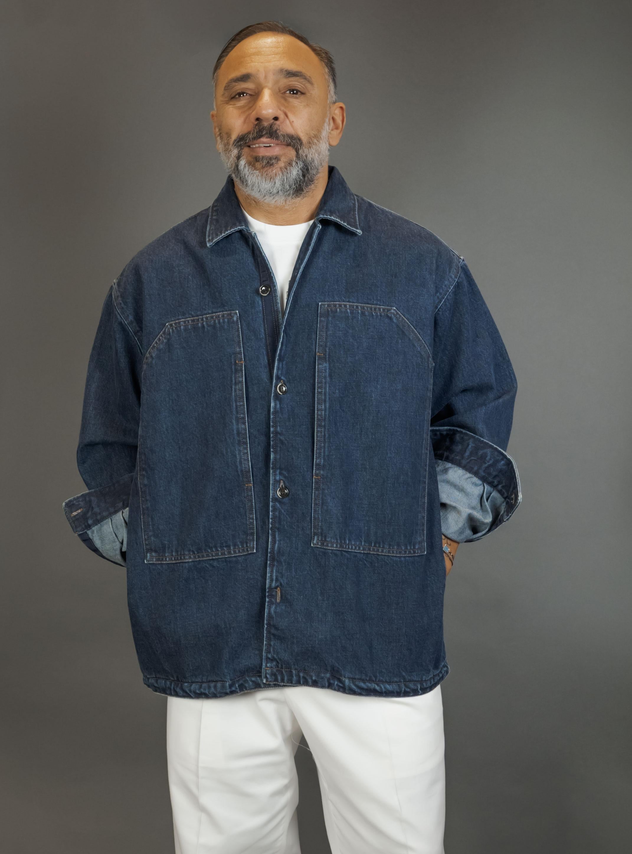 Giacca NINE IN THE MORNING uomo BNT05 BENITO Denim BNT05 BENITO AZ18 DENIM NINE INTHE MORNING