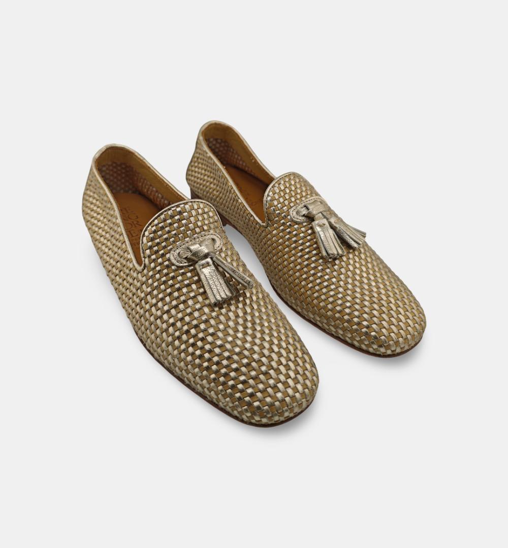Mocassino Green George donna 268 oro 268 457 NAP.INTRECCIO GREEN GEORGE