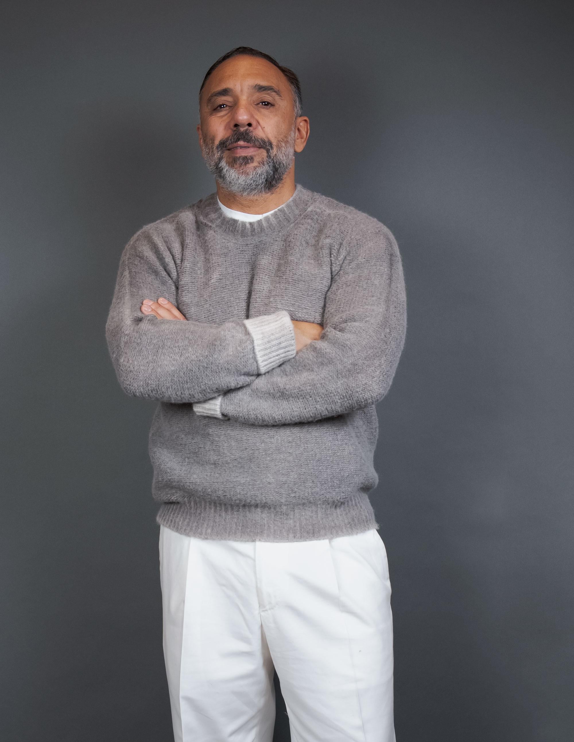 Maglione OFFICINE uomo 300 18 Beige 300 18 112 COCCO OFFICINE