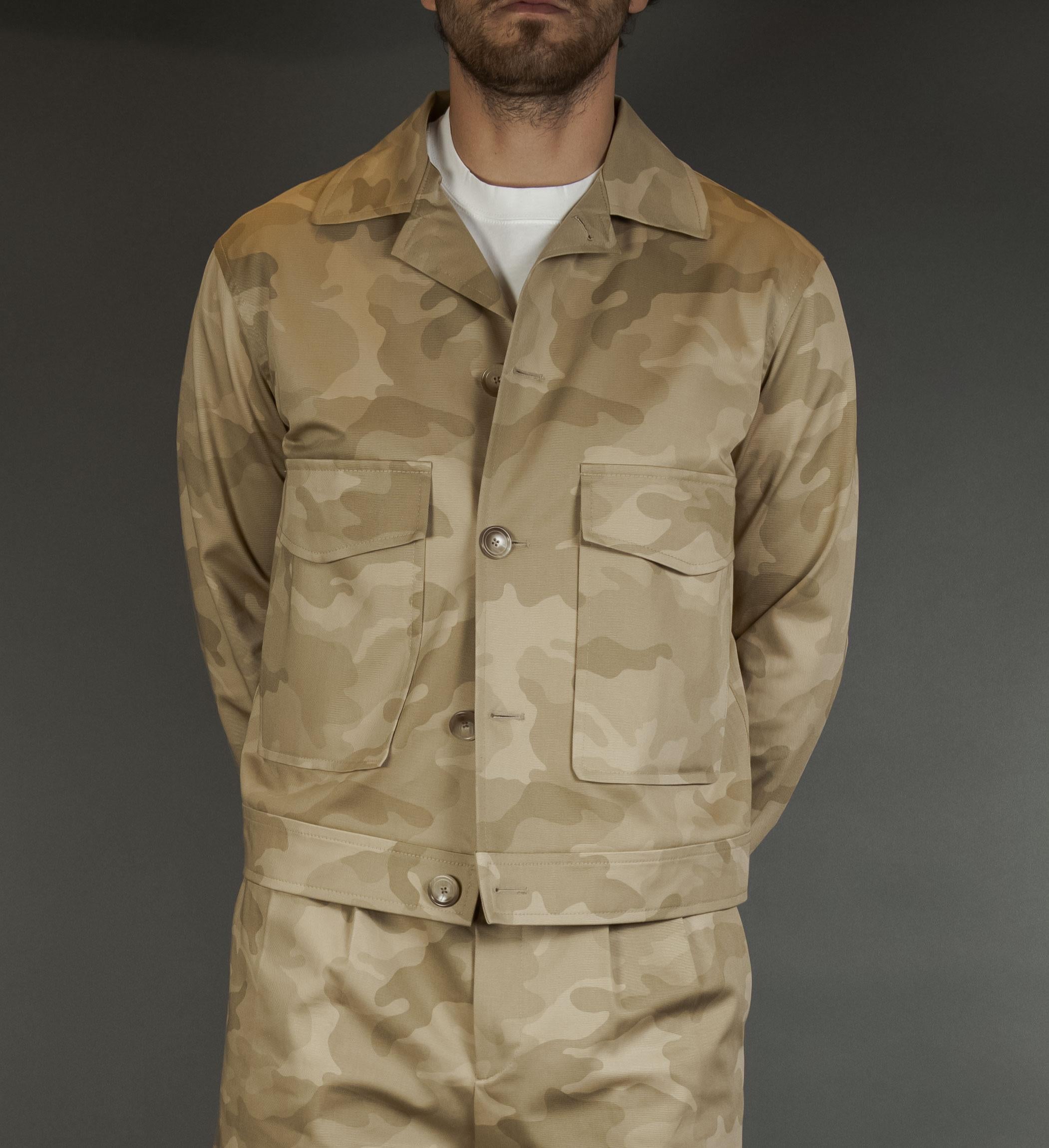 Giubbino Tagliatore uomo Amir mimetico beige AMIR 870003U 25E146 A1151 MIMETICO TAGLIATORE