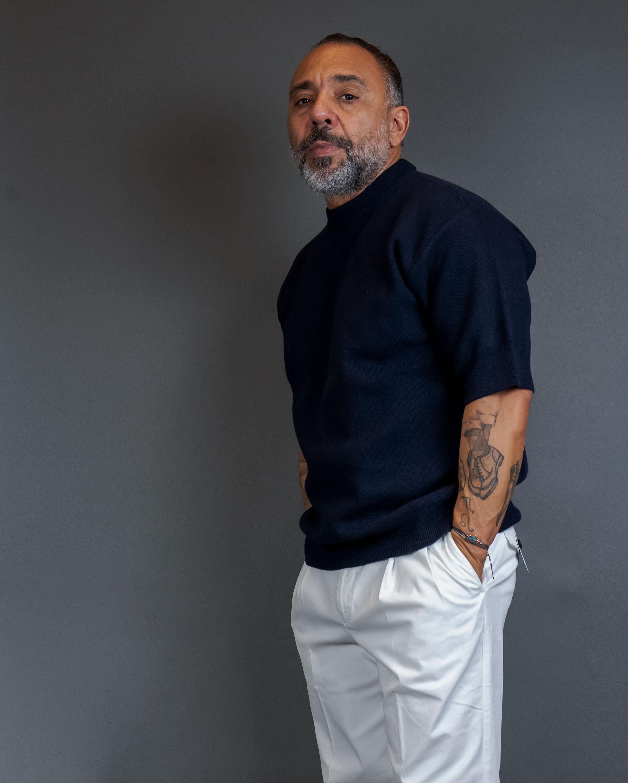 Maglione DANIELE FIESOLI uomo 1103 Blu 1103 23 BLU DANIELE FIESOLI