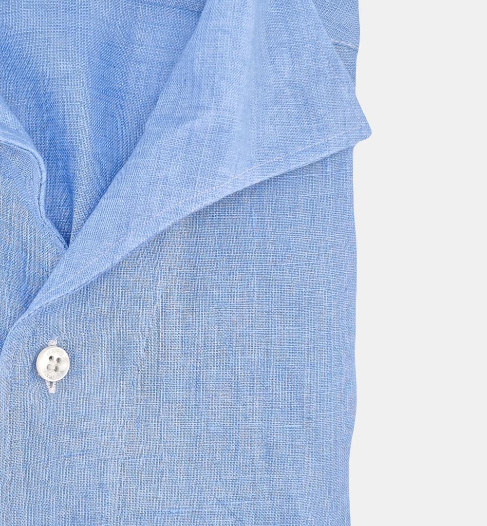Camicia Barba uomo IFU95 0154112 azzurra IFU95 0154112 2 BARBA