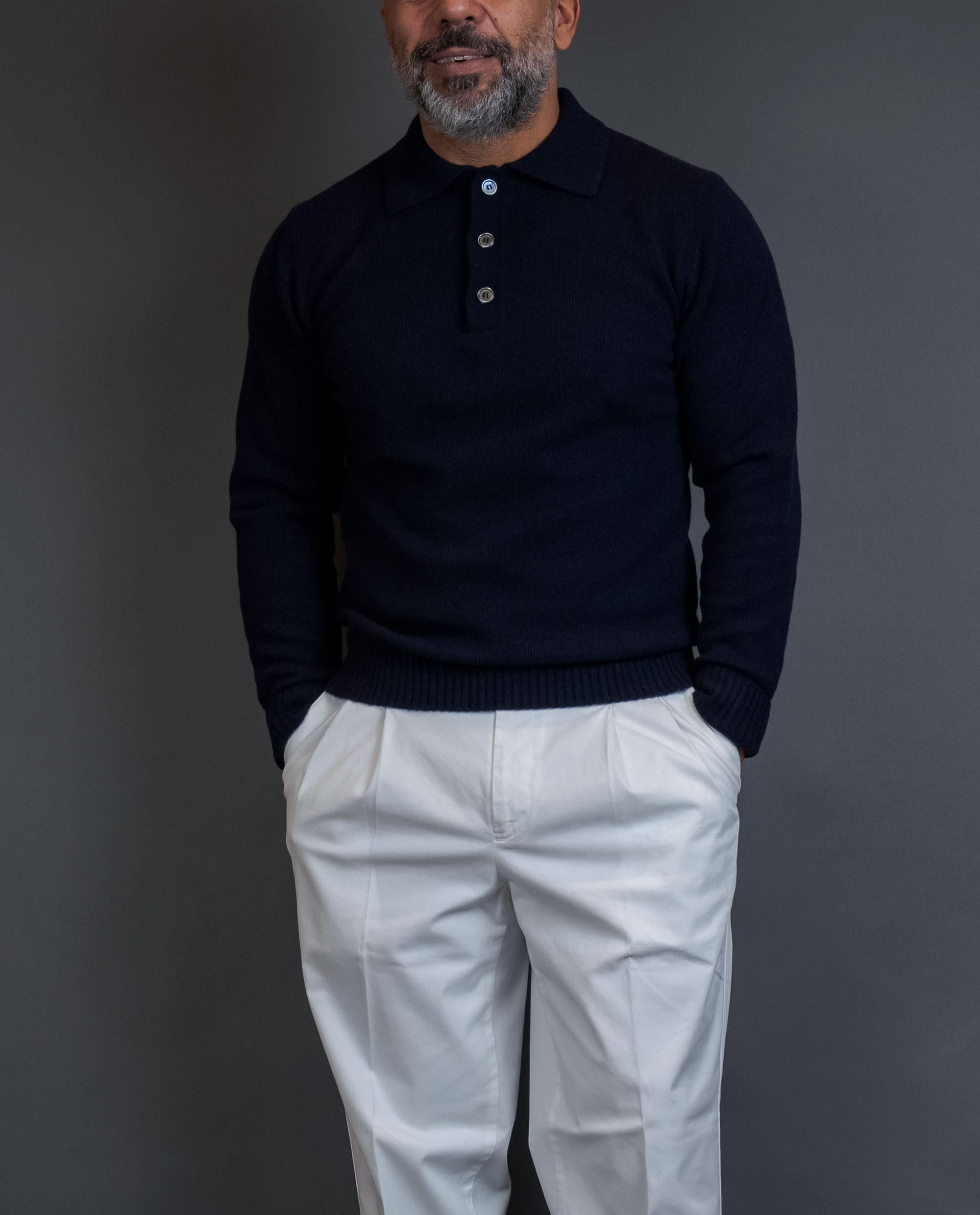 Maglione DANIELE FIESOLI uomo 3373 Blu 3373 023 BLUE DANIELE FIESOLI