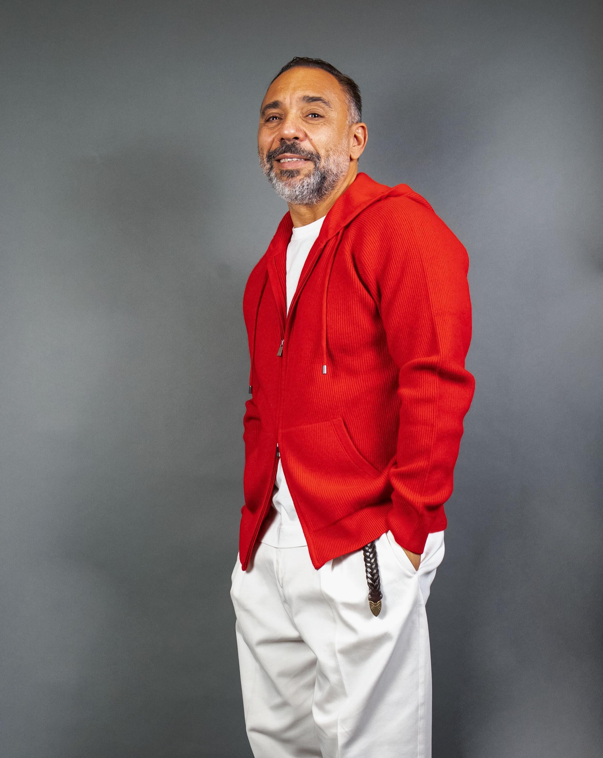 Cardigan Della Ciana uomo 07187 Rosso 07187 ROSSO Della Ciana