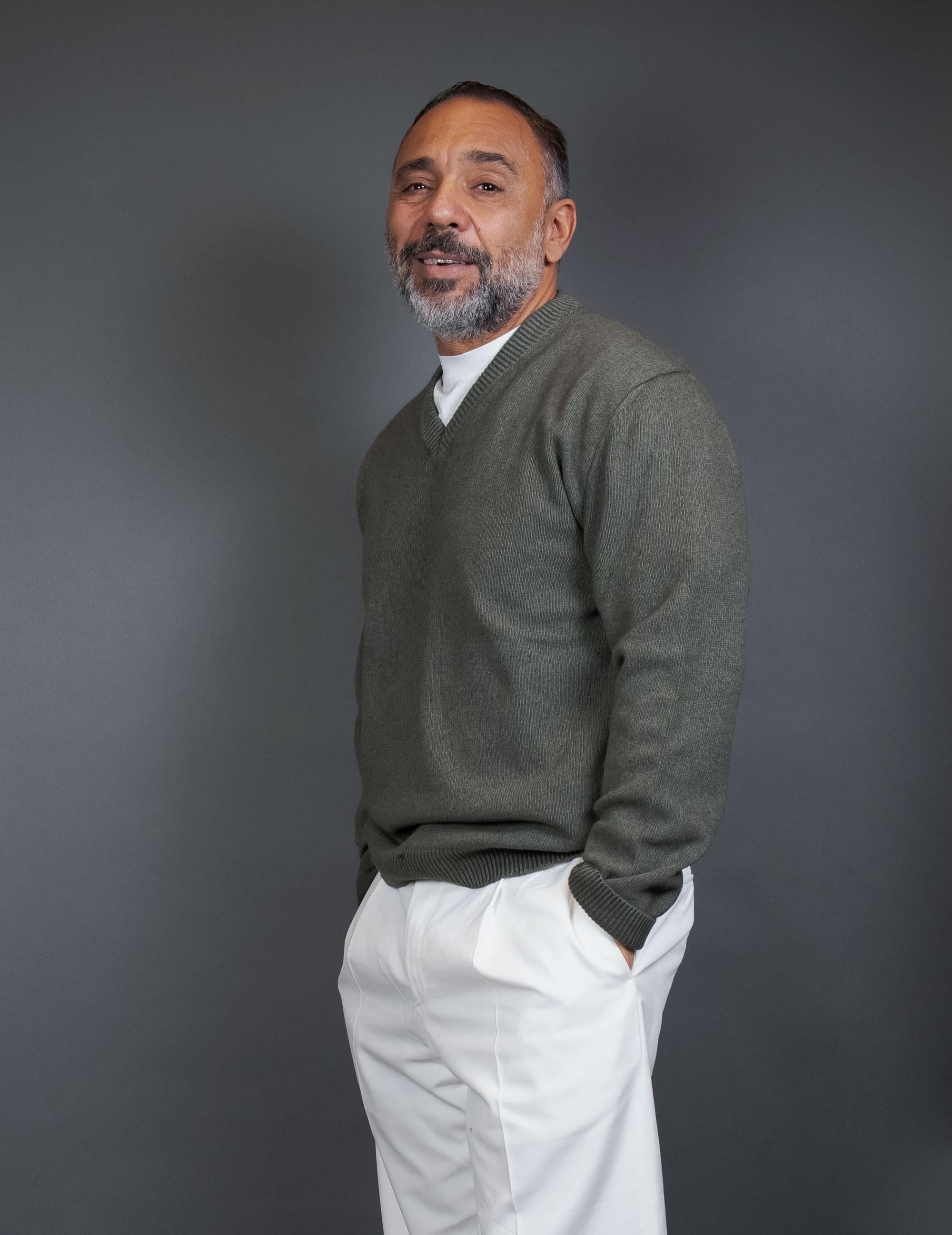 Maglione DANIELE FIESOLI uomo 3381 Verde 3381 041 MILITARE DANIELE FIESOLI