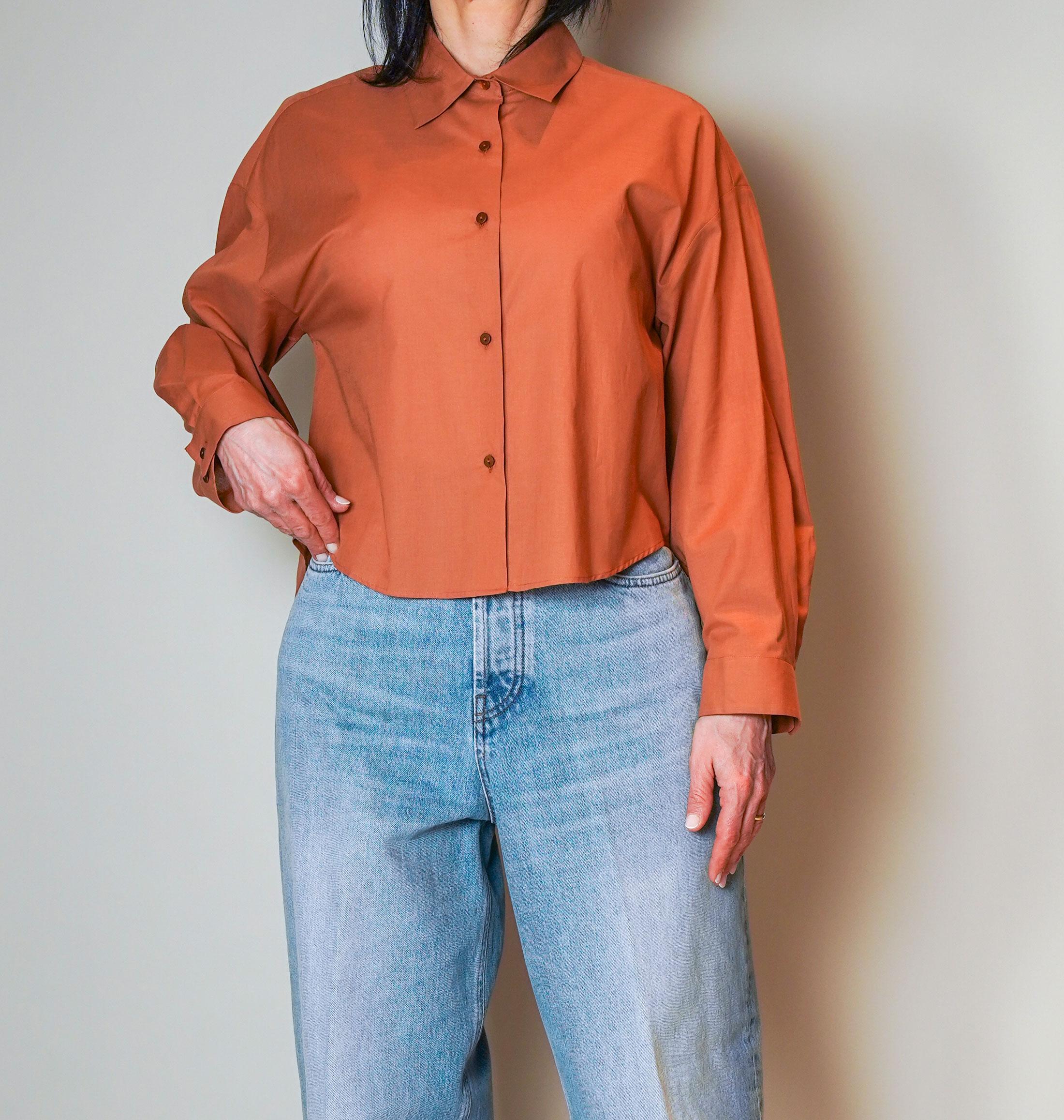 Camicia Xacus donna Heather tabacco HEATHER 162 XACUS