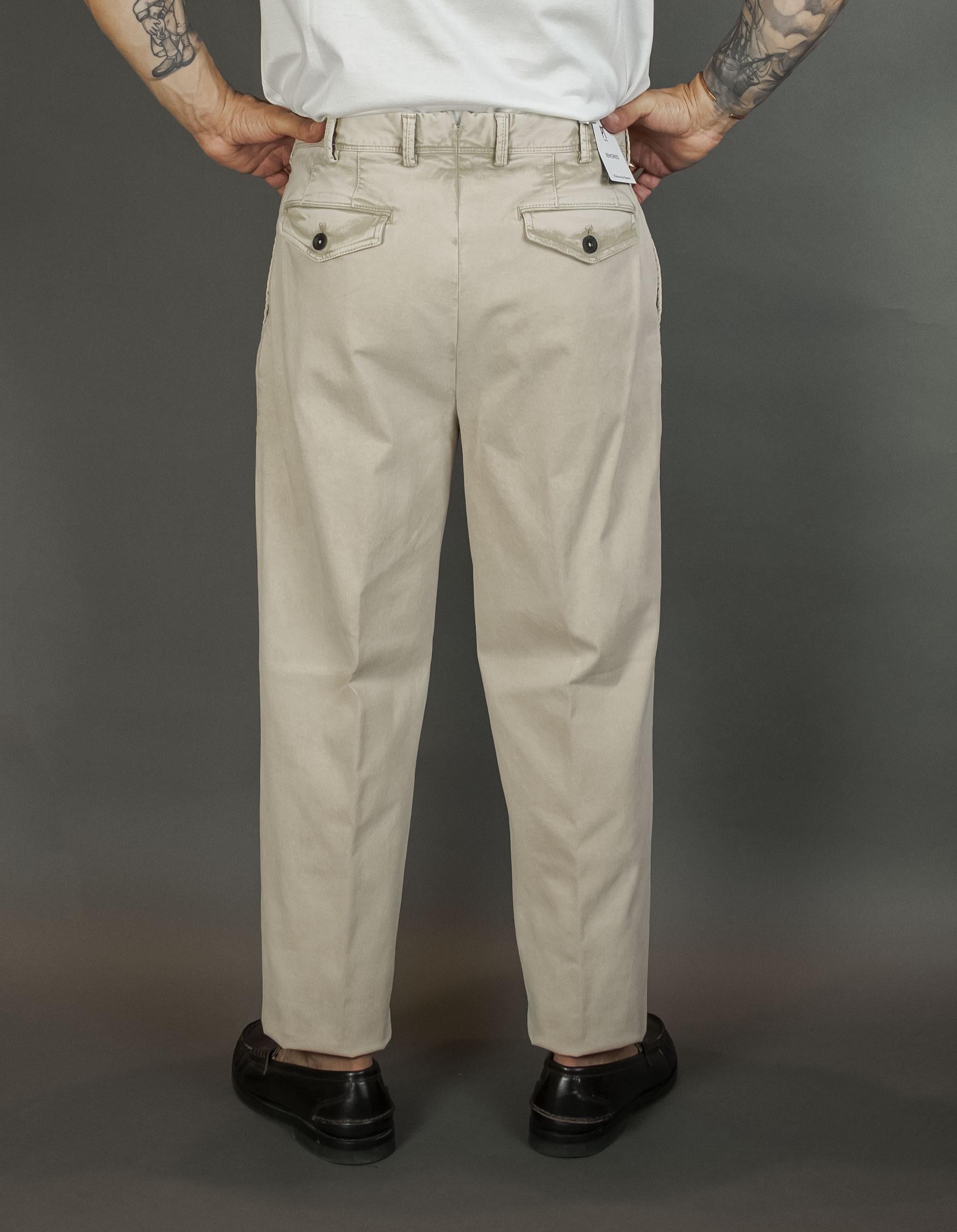 Pantalone PT Torino uomo ZTCMZB0RWLNK28 beige<BR/> ZTCMZB0RWLNK28 M041 BEIGE PT TORINO
