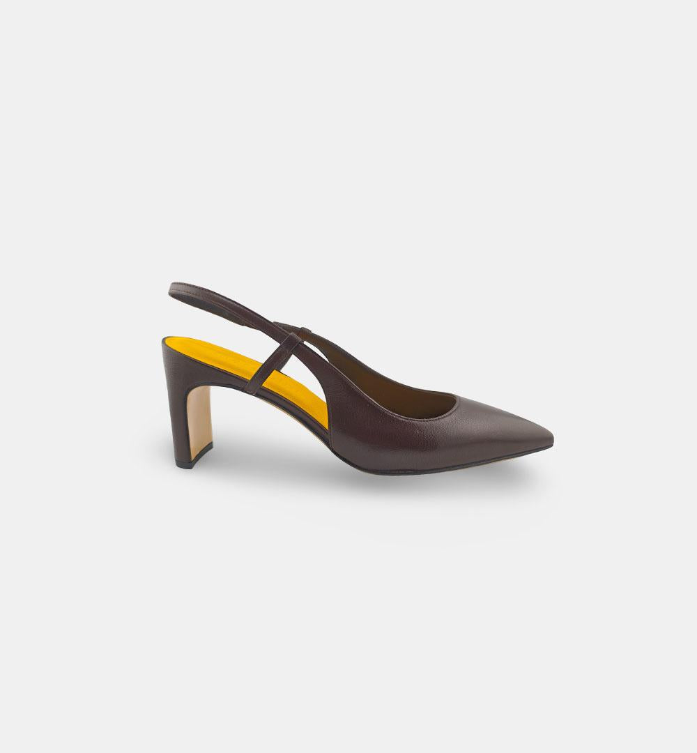 Decolletè Mara Bini donna MZ544 Sole caffè MZ544 CHANEL.C MARA BINI