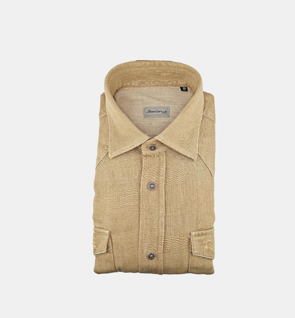 Camicia Sartorio uomo Texas tabacco TEXAS 463301003 SARTORIO