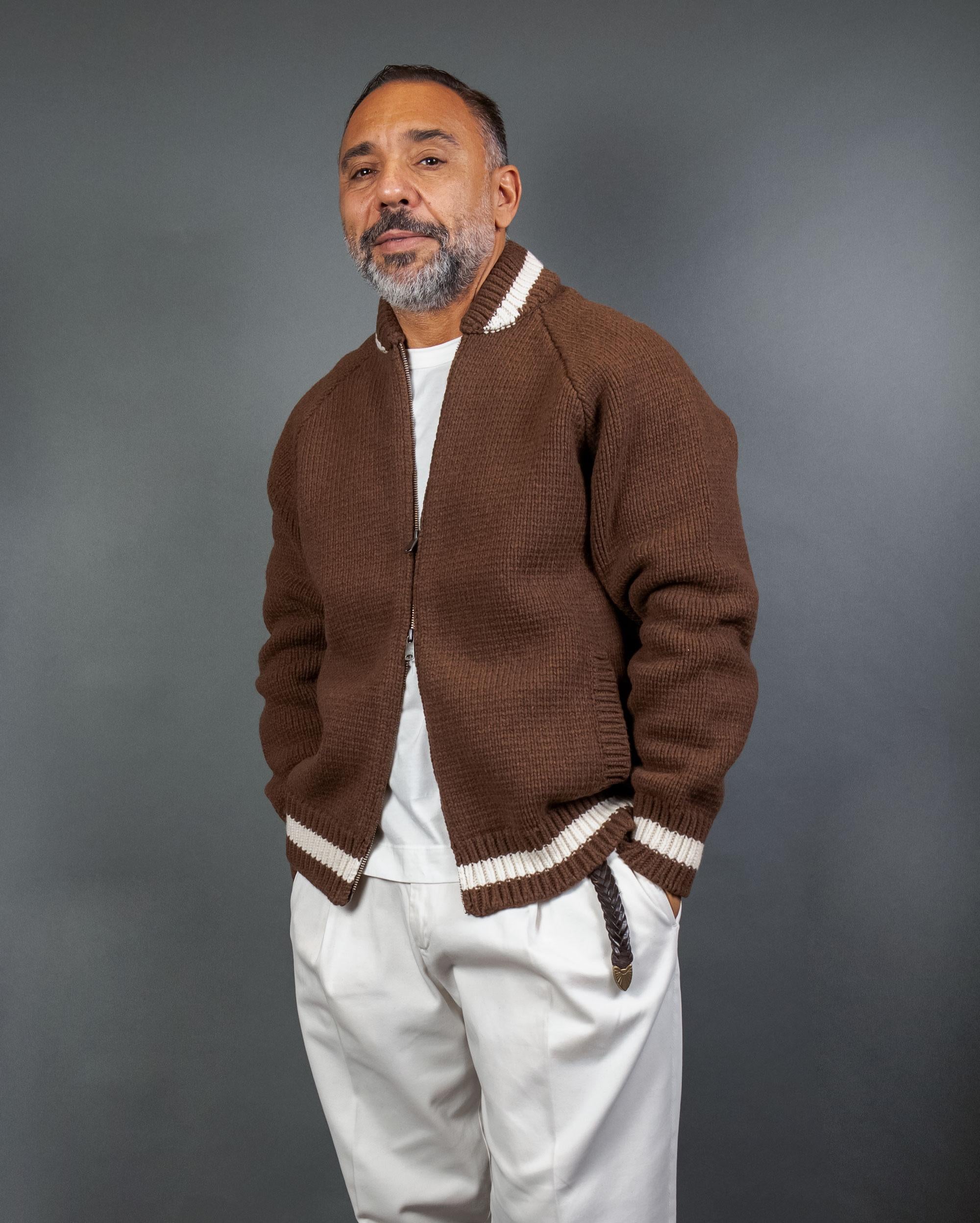 Bomber CIRCOLO uomo 5164 Marrone 5164 1155 CIOCCOLATO CIRCOLO