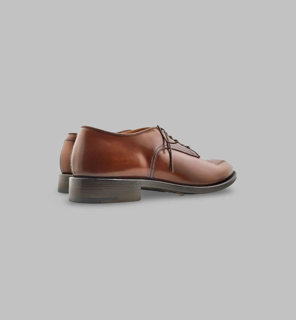 Derby Fasciani uomo FE 85006 cuoio<BR/> FE 85006 CORDOVAN.C FASCIANI