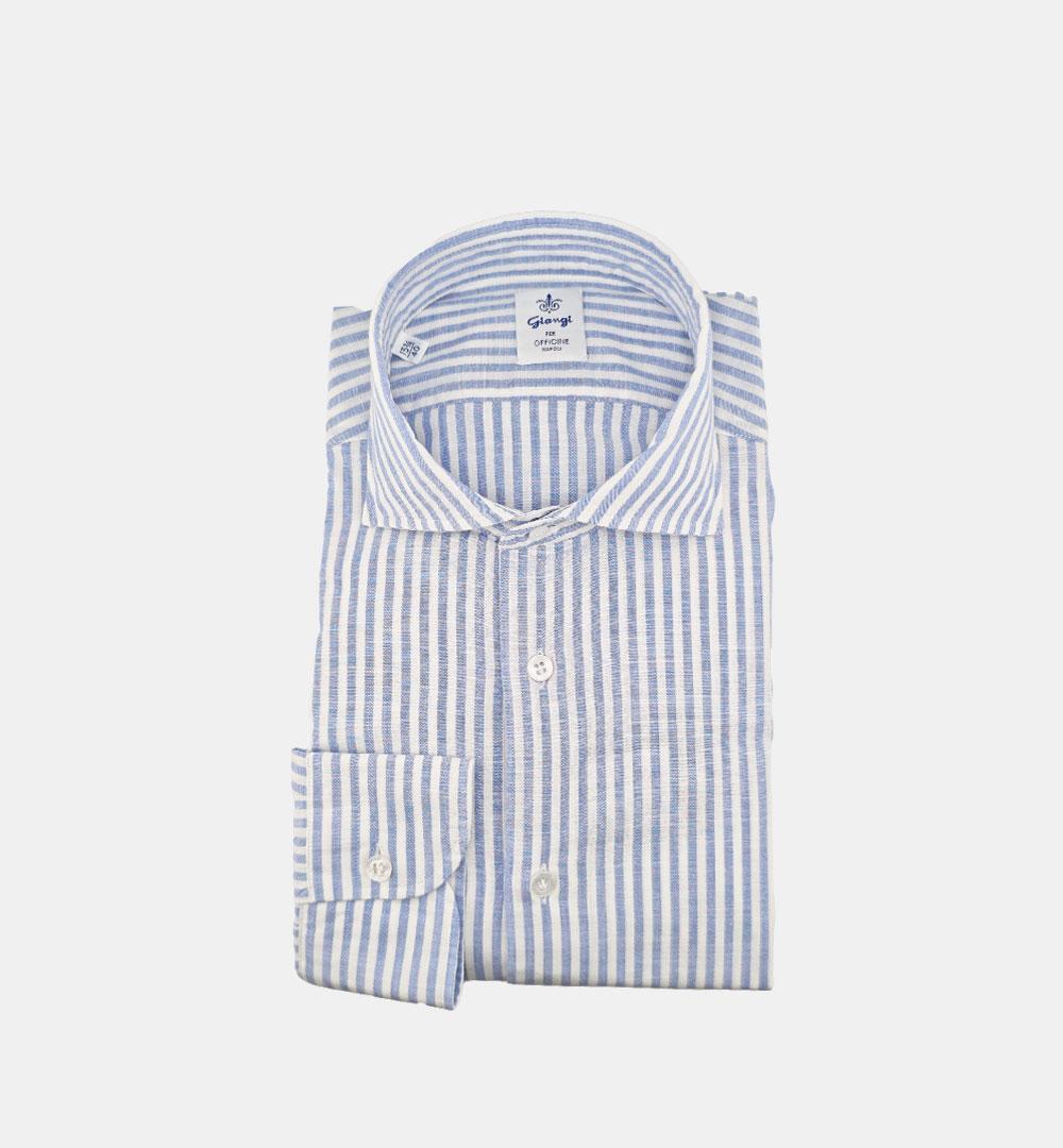 Camicia Giangi uomo 23035 celeste bianca CAMICIA 2303 7 GIANGI