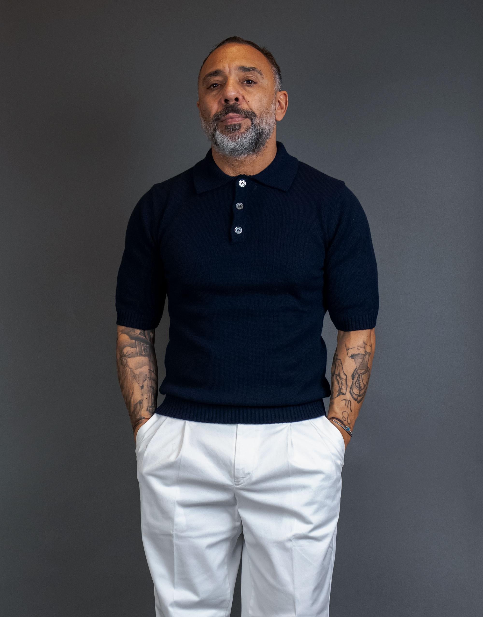 Maglione DANIELE FIESOLI uomo 9023 Darkblue 9023 023 DARKBLUE DANIELE FIESOLI