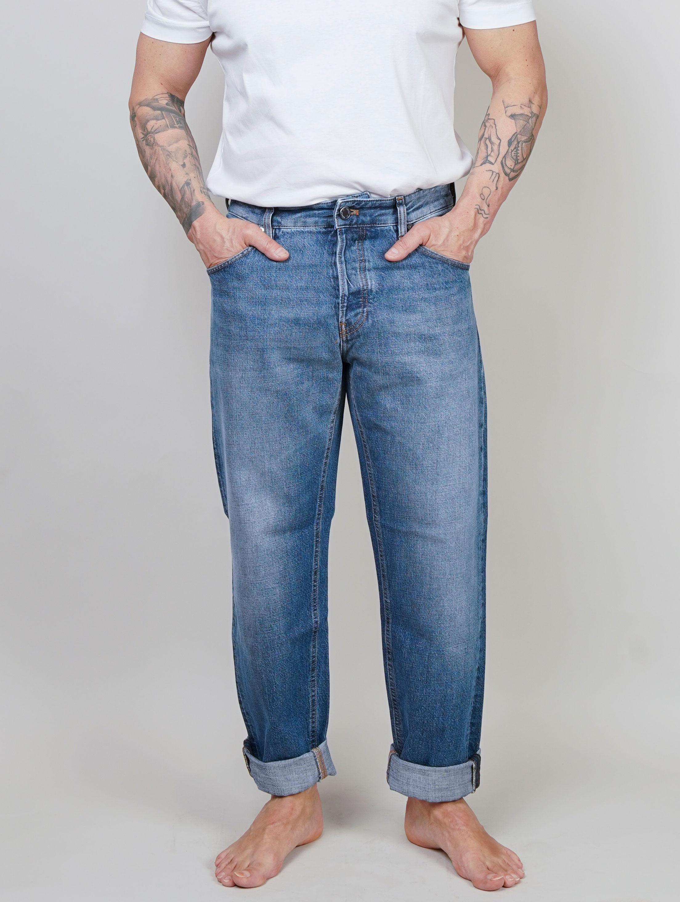 Jeans PT Torino uomo Rebel blu medio REBEL RP05B0 OA5110 MI31 PT TORINO