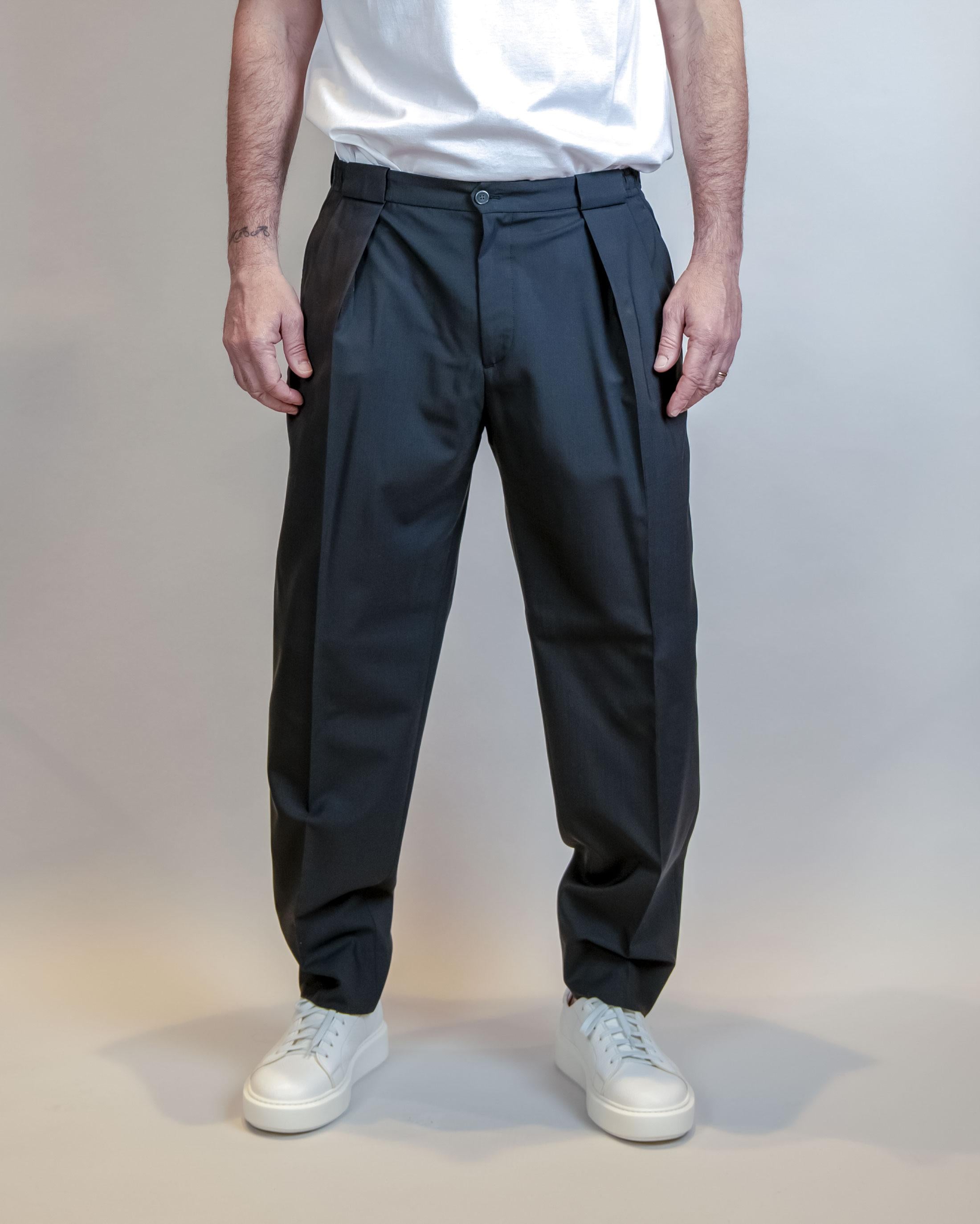 Pantalone BRIGLIA uomo PORTOBELLOS Nero PORTOBELLOS 300082 010 BRIGLIA