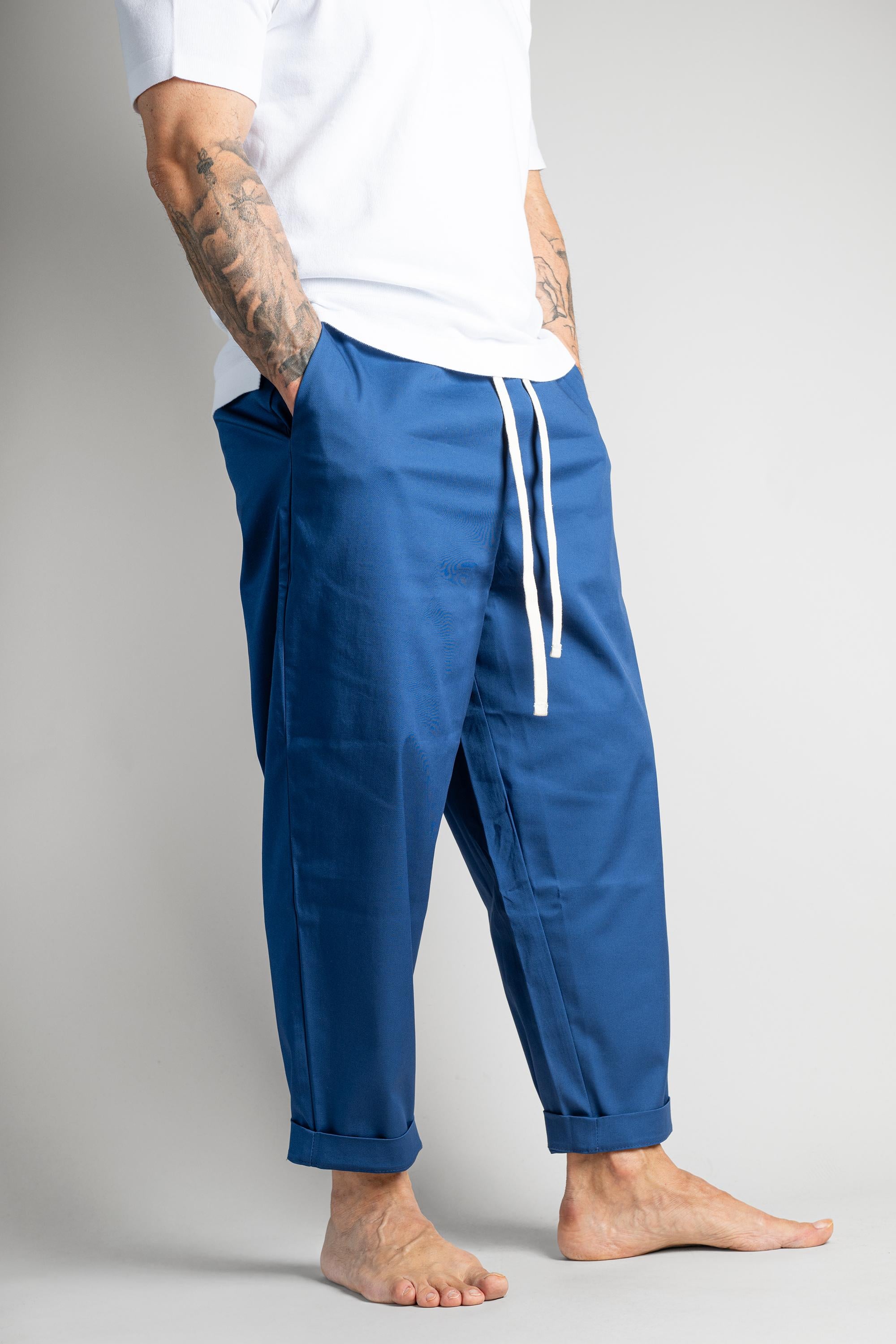 Pantalone OFFICINE uomo PANTALONE NICO Bluette PANTALONE NICO BLUETTE OFFICINE