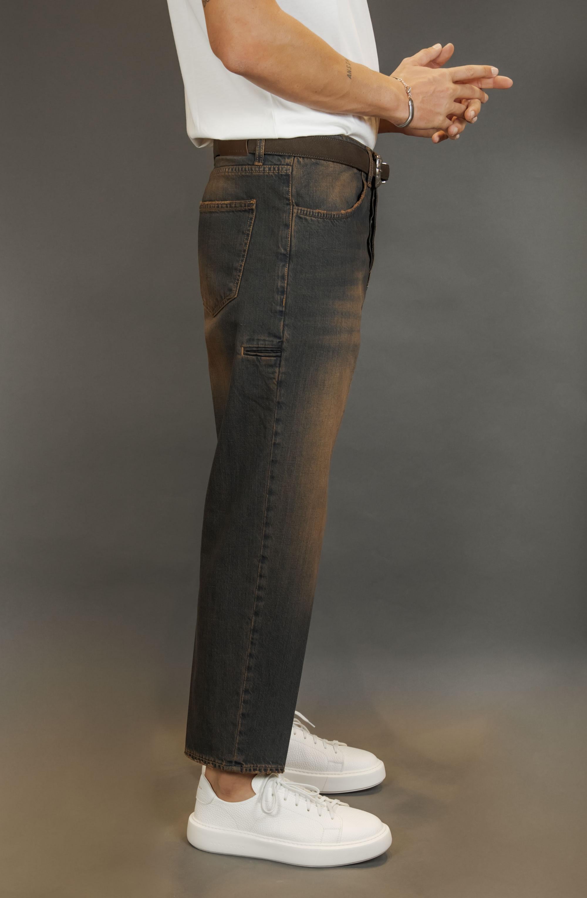 Jeans BONHEUR uomo OSAKA Nero OSAKA L BR DENIM BONHEUR