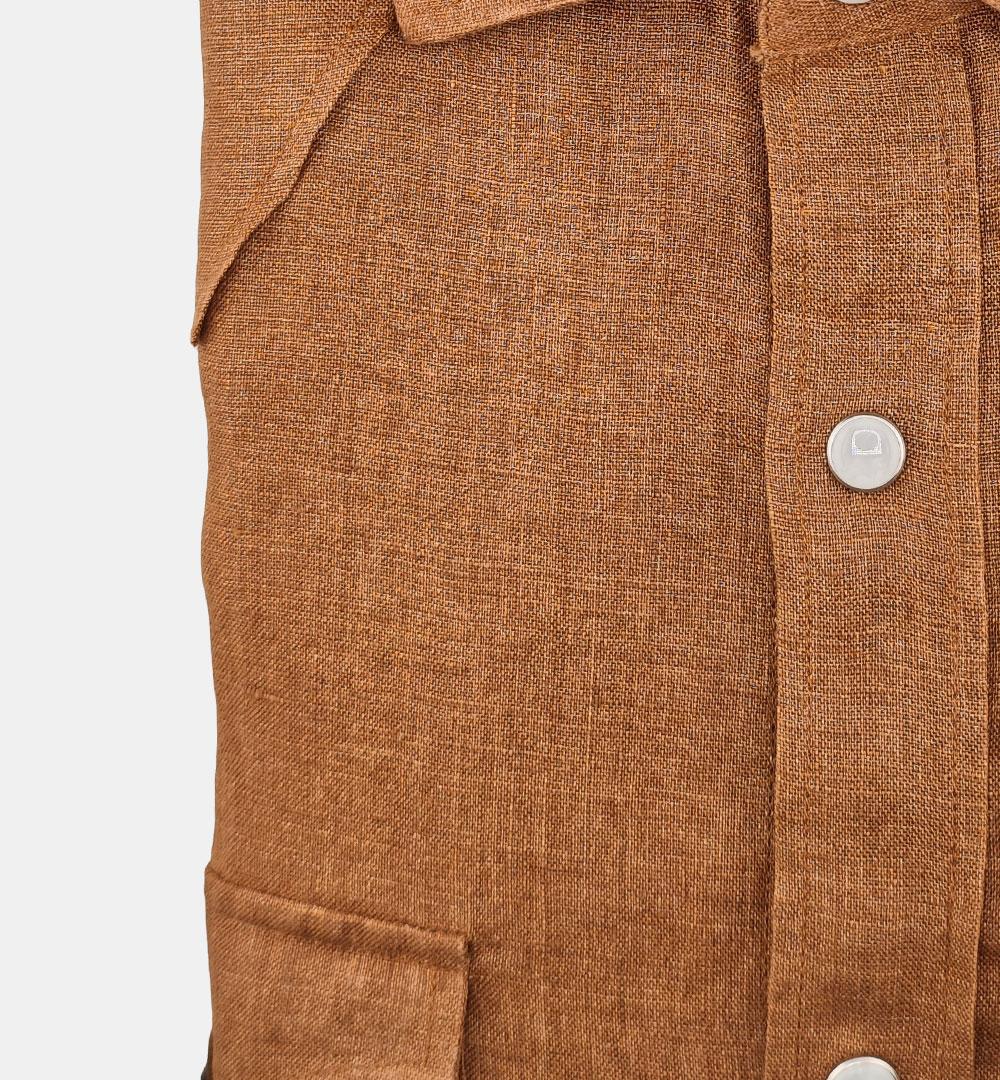 Camicia Barba uomo WSU10 2054115 mattone WSU10 2054115 1 BARBA