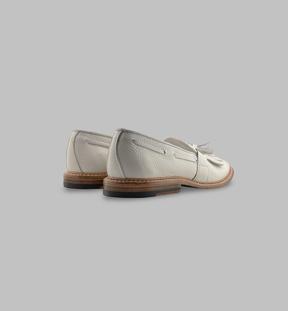 Mocassino Claudio Marini uomo 8237 bianchi 8237 FRA.FIBBIA.B CLAUDIO MARINI