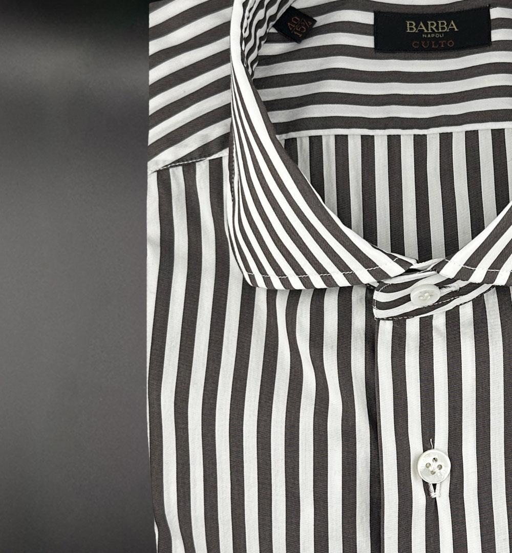 Camicia Barba uomo K1U13P0144077 testa di moro<BR/> K1U13P0144077 002 B/M BARBA